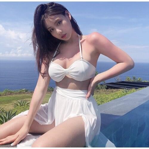 New Korean ins wind split swimsuit women New bikini swimwear