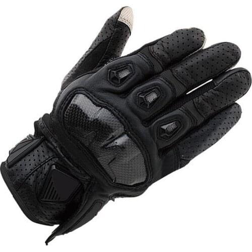 RST410 Perforated Leather Gloves Motorcycle ATV Riding Racing For Summer