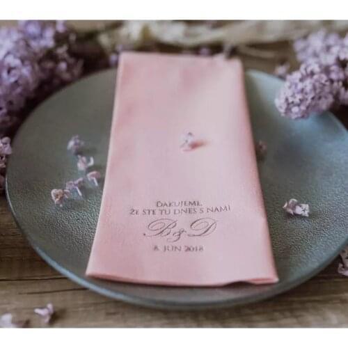 Personalized napkins, DINNER, Personalisierte Servietten, Stoff Servietten, Hochzeit, Custom Napkins,baby shower napkins