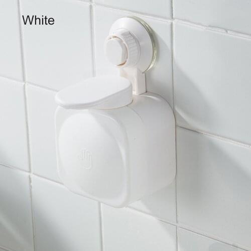 Suction Cup Liquid Shampoo Dispenser ABS Durable Simple Bathroom Kitchen Office School Hospital and Hotel