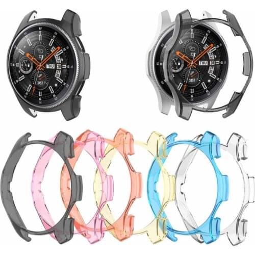 Transparent Protector Shell Protective Case Frame Cover For Samsung Galaxy Watch 46mm Gear S3 Frontier Smartwatch