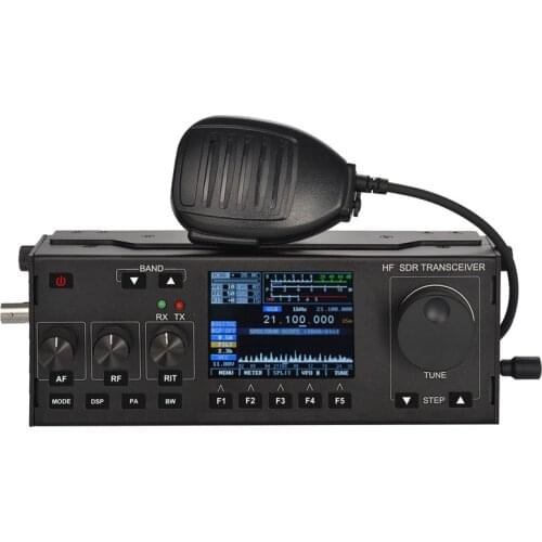 RS-918 10WATT HF SDR Transceiver RX:1.8-30MHz TX:All HAM HF BANDS,SSB(J3E),CW,AM(RX Only),,FM, FREE-DV