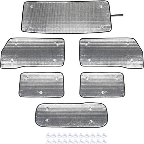 Windshield Sunshade Kit for Suzuki Jimny JB64 JB74 2018-2020 Anti-UV Car Sunshades Curtain Sun Block Sun Visor Cover