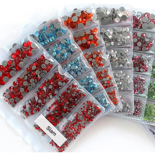 Mixed Sizes Glass стразы Hotfix Rhinestone Crystal AB Iron On Rhinestones Flatback Hotfix Rhinestones For Garment B3700
