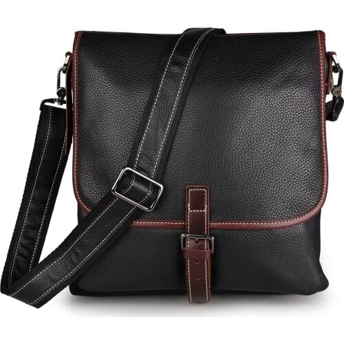 Mens Messenger Bag Leather Bag Casual Mens Shoulder Briefcase Large Capacity Messenger Bag Mens Travel Bag