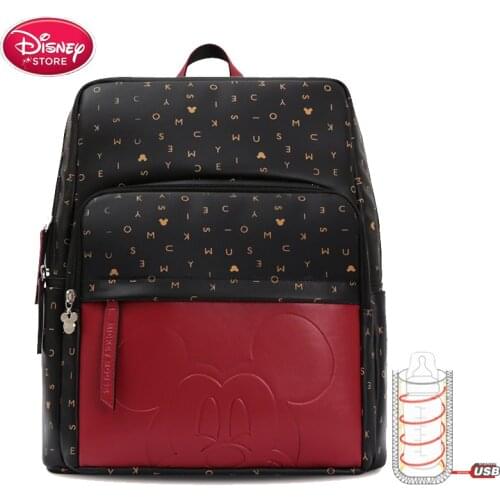 Disney Diaper Bags Large Maternal Mummy Bottle Insulation Bag Insulation Bag Travel Backpack Designer Nursing Bag for Baby Care