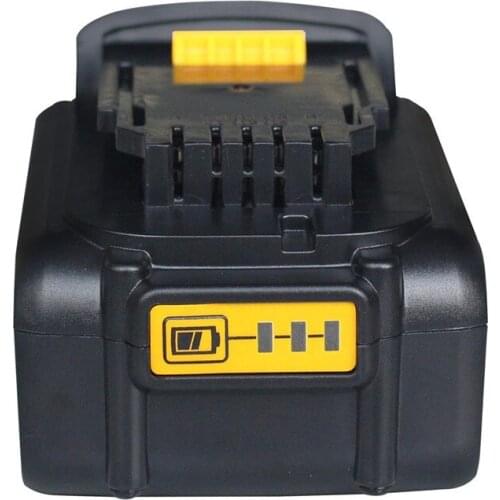 Led light For DeWalt 20V 6.0Ah 6000mAh Power Tools Battery replacement for Drill DCB200 DCB181 DCB182 DCB204