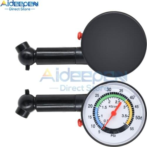 Pointer Car Tyre Tire Pressure Gauge For Car Auto Motorcycle Truck Bike Dial Meter Vehicle Tester Pressure Tyre Measurement Tool