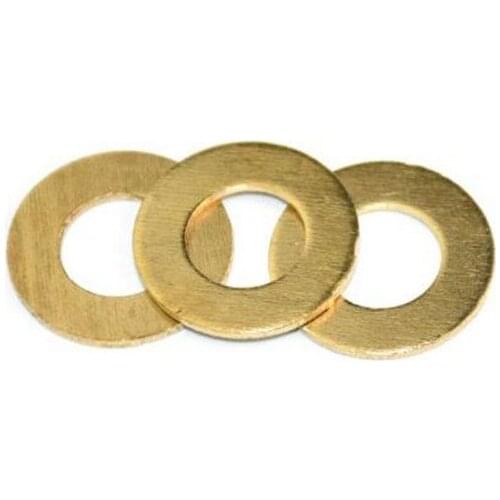1pc brass flat washer shim gasket oil seal fitting multiple sizes M16 M18 M20 M22 M24 flat washers NEW