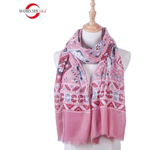 2020 New Women Scarf Autumn Print Scarf Head Shawl Cotton Fashion Hair Scarf Winter Warm Head Scarfs Headwraps For Women Russian