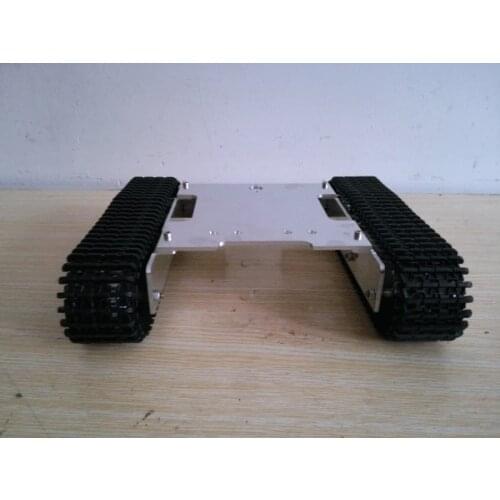 2WD motor driver obstacle-surmounting tank car chassis /high torque,metal structure/remote control smart car chassis
