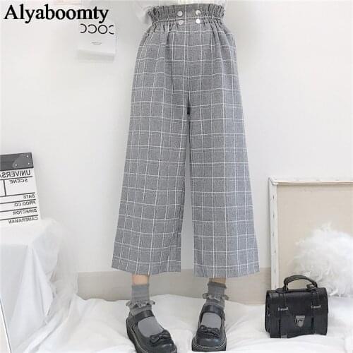 Женские брюки в клетку Alyaboomty China At AliExpress