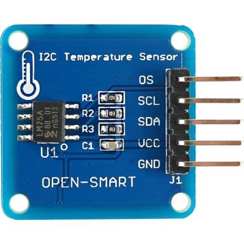 LM75 Temperature Sensor High LM75A module Accuracy LM75 Temperature Sensor Module for Arduino Compatible withUNO R3 /Mega2560