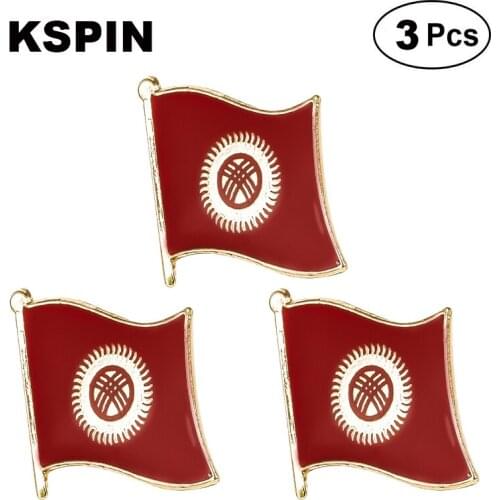 Kyrgyzstan Lapel Pin Brooches Pins Flag badge Brooch Badges
