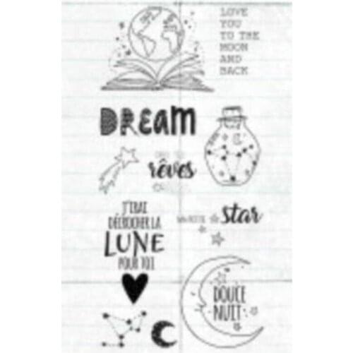 French transparent Clear Silicone Stamp/Seal for DIY scrapbooking/photo album Decorative clear stamp sheets B0784