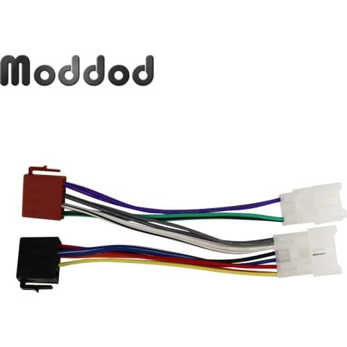 ISO Wiring Harness for TOYOTA Lexus MR2 Land Cruiser RAV4 Solara Yaris Adaptor Car Stereo Male Plug Cable 12V Connector