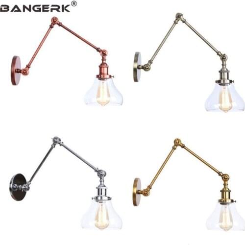 Retro Creative Long Arm Lamp Wall Sconce Adjustable Swing LED Wall Light Industrial Edison Loft Decor Home Lighting Wandlamp
