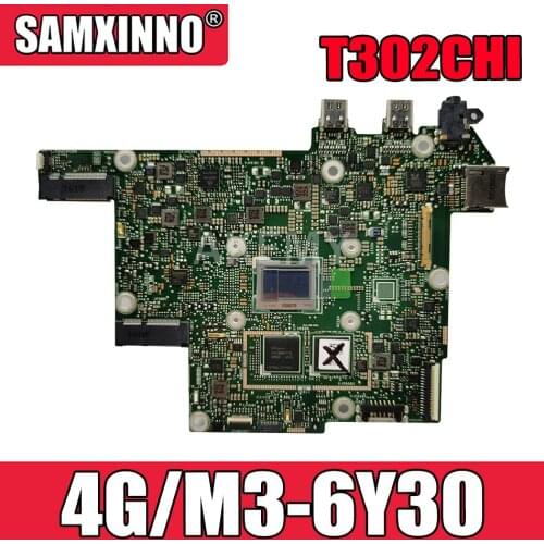 Akemy T302CHI MAIN_BD._4G/M3-6Y30/AS mainboard REV2.0 For Asus T302 T302C T302CH T302CHI laptop motherboard Tested Free Shipping