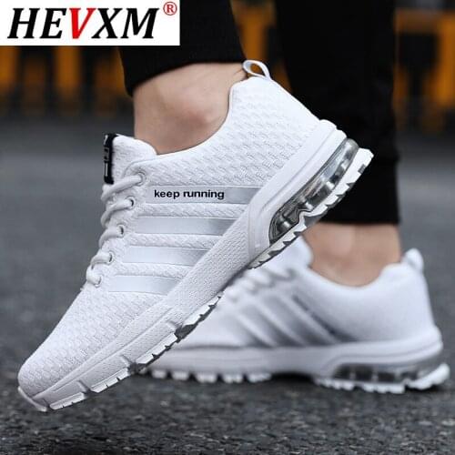 2021 New Men Shoes Casual White Sneakers Mens Trainers Air Cushion Men Sneakers Leisure Blue Shoes Men