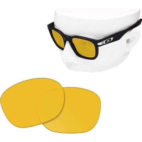 OOWLIT Polarized Replacement Lenses of HD Yellow for-Oakley Garage Rock OO9175 Sunglasses