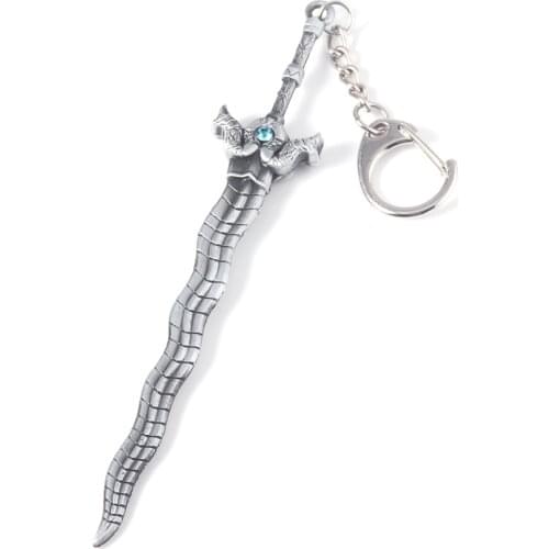 Raya and The Last Dragon Keychain Rayas Adventure Sword Key Chain Weapon Model Pendant Keyring for Women Men Jewelry