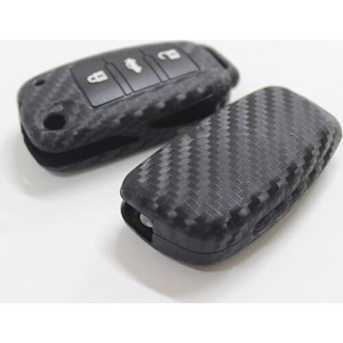 Silicone Car Key Case Cover For Audi A1 A3 A4 A5 A6 A7 A8 Quattro Q3 Q5 Q7 C6 C5 B6 B7 B8 R8 TT S5 S6 S7 S8 SQ5 RS5 Accessories