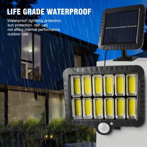 LED Solar Light Outdoor Motion Sensor Recharge Solar Wall Light Waterproof Emergency Led Light Street Porch Lamp Garden Decor