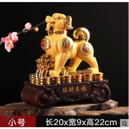 Zodiac dog year attract wealth feng shui crafts wedding cute dog wangcai gifts household decoration food household