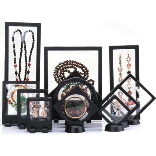 10Pcs 3D Floating Frame Shadow Box Picture Frame Jewelry Display Protection Home Accessories