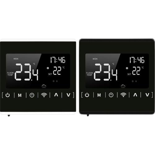 110V 220V 230V Wifi 16A Electric Heating Thermostat Touch Screen Smart Warm Floor Room Temperature Controller AC85~250V