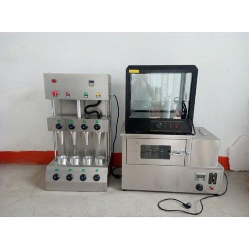 2020 Hot sale pizza display case high quality pizza cone machine commercial cone maker machine