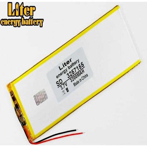 3.7V lithium polymer battery 3257155 3200mAh Universal Battery Tablet PC