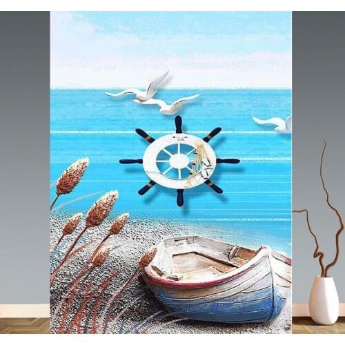 5D Diamond embroidery Full Square starfish Helm ship Scenic 5D Diamond Painting Full Set Home Decor Wall Sticker To Lover Gift