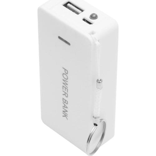 5V 1A 2 x 18650 Battery Power Bank Case With LED DIY Box Charger For Cell Phone Self-adaptive technique