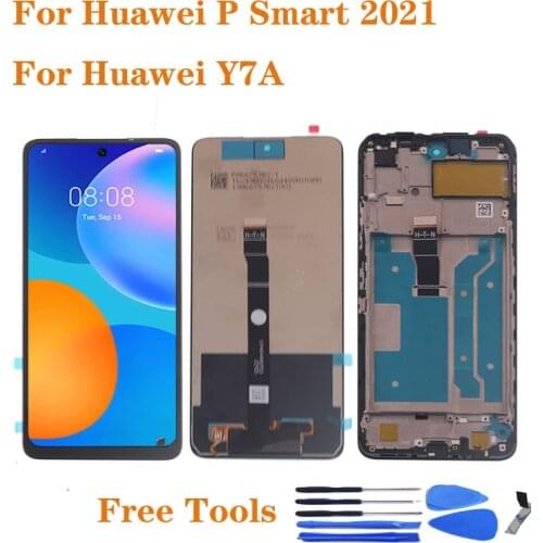 6.67" Original Display For Huawei Y7A PPA-LX2 LX3 LCD Display Touch Screen Digitizer For Huawei P Smart 2021 DNN-LX9 Screen