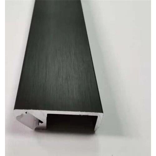 Free Shipping Shenzhen Factory Hot Sale Black Led Aluminum Profile Custom Length