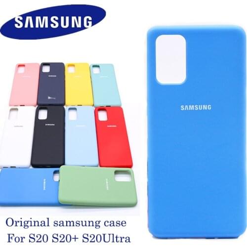 S20 Case Original Samsung Galaxy S20Ultra S20plus Silky Silicone Cover High Quality Soft-Touch Back Protective Galaxy S20+ plus