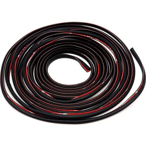 Black Car Door Edge Trim Strip U-shaped Seal Cover Guard Moulding Protector