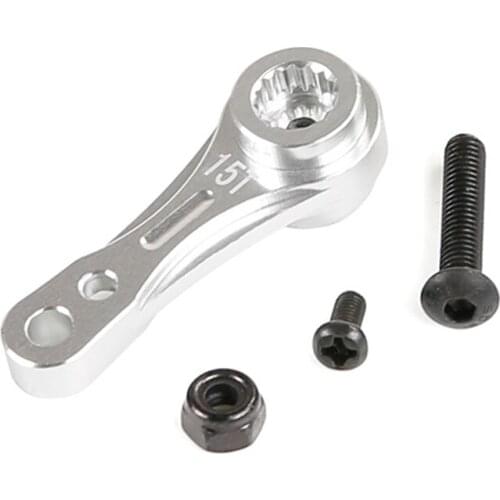 CNC Metal 15/17T Double-Sided Tooth Servo Arm for LOSI 5IVE-T ROVAN LT ROVAN ROFUN KM HPI BAJA 5B 5T 5SC