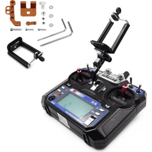 Phone Holder Clip Bracket Mount Support for FlySky FS-i6 i6S Remote Controller 2.4G RC Transmitter Drone RC Multicopter Parts
