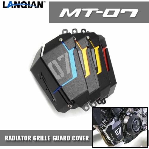 For Yamaha MT07 FZ07 FZ 07 MT 07 MT-07 FZ-07 2014 2015 2016 Parts Motorcycle Aluminum Radiator Grille Guard Cover Accessories