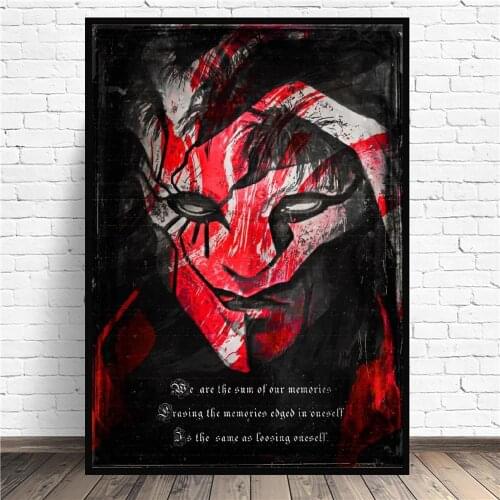 Ergo Proxy red quote Anime Art Print Modern Poster Wall Pictures Living Room Decor