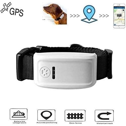 Jayzod Dog GPS Tracker Pet Finder Dog Collar Locator Smart Pet GPS Tracker Remote Tracker GSM/GPRS/GPS Long Standby Tracking