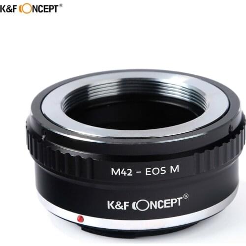 K&F Concept Lens Mount Adapter Ring for M42 Screw Lens to Canon EOS EF Mount Camera 60d 70d 600d 700d 550d 5d mark iii