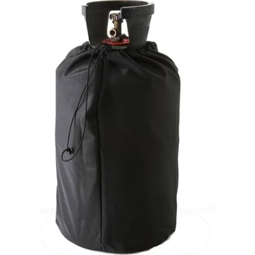 Dark Black Oxford Cloth Propane Storage Tank Cover, Waterproof And Dustproof Cover, Suitable For 20lb Storage Tank Cylinders