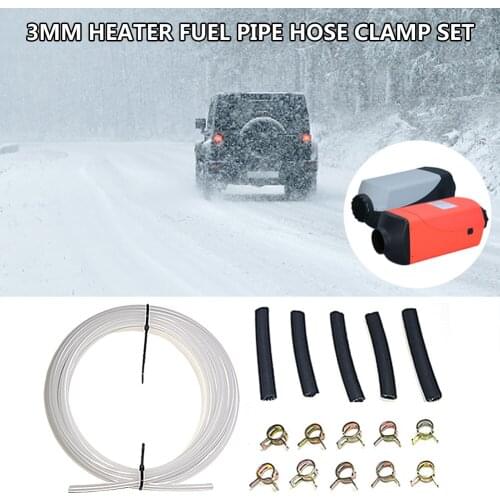 New 3mm Transparent Fuel Oil Pipe Hose Line Kit Dedicated Tube Replacement 89031118 Fit For Webasto Eberspacher Car Heater