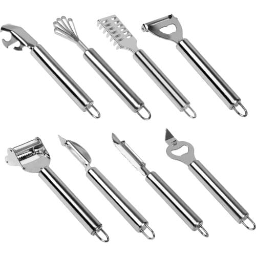 Stainless Steel Peeler Wire Planer Bottle Opener Tray Lifter Coconut Wire Planer Potato Planer Kitchen Set Kitchen Gadgets