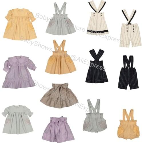Baby Girls Dress 2021 Spring Summer Designer Cute Kids Girl Princess Dresses Children Skirts Toddler Boy Overalls Cloth CS Brand