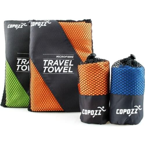 Copozz Brand Swimming Towels Easy Dry Swim Diving Cycling Microfiber Larger Size Sports Travel Gym Towels Two Size to Choose