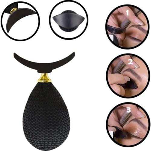 Silicon Eye Shadow Stamp Crease Eyeshadow Stamp Glittering Lazy Applicator Makeup Tool